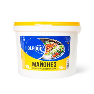 Майонез OLFOOD Профи 56 % 10л  ведро