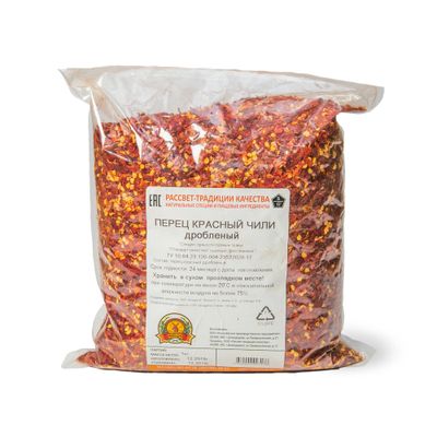 Перец Чили красный Гурман дробленый  1 кг