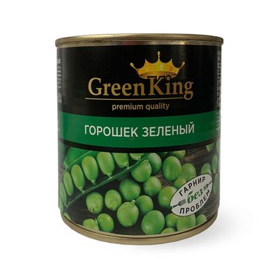 Горошек зеленый Green King Гост в\с 425мл (сухой вес 240 гр)