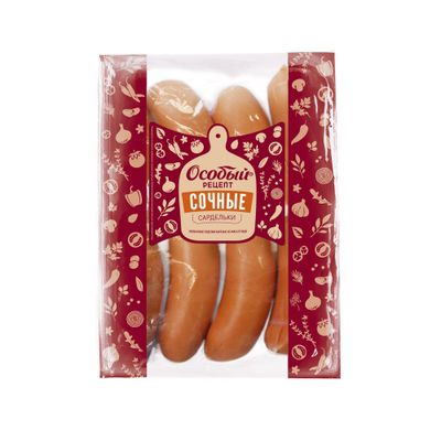 Сардельки Особый рецепт Сочные МГС вес