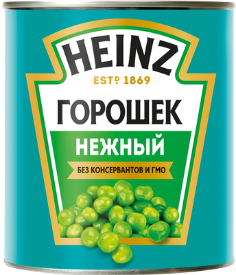 Heinz Горошек зеленый консервированный, 400г