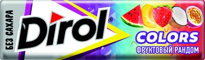 Жевательная резинка Dirol Colors Фруктовый рандом 13,6г