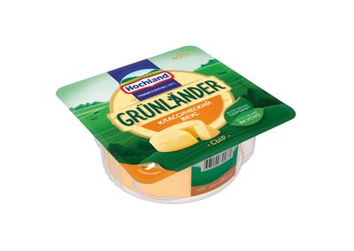 Сыр полутвердый Hochland Grunlander Классический вкус 50%, брус, 400г