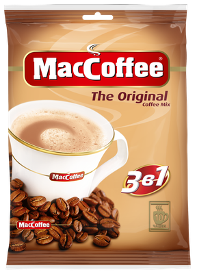 Напиток кофейный растворимый MacCoffee the Original 3в1 м/у 20г*10шт*25