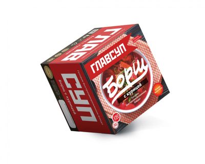Борщ с курицей, 12шт*250гр