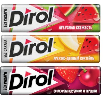 Жевательная резинка Dirol White без сахара Фруктовый микс 24*30*13,6г