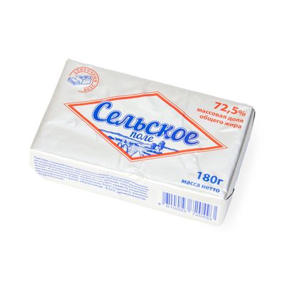 Спред Сельское поле растительно-жировой 72,5% фольга 180 г