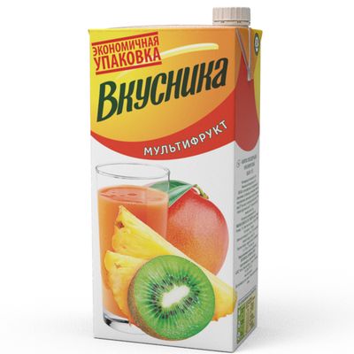 Напиток Вкусника  Мультифруктовый  1,93 л/6 шт