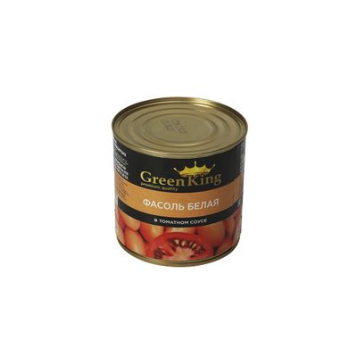 Фасоль белая в т/с 400гр Green King (сухой вес 220гр)