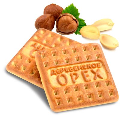 Печенье сахарное Деревенское Орех 4,3 кг