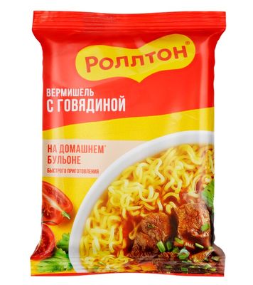 Лапша Роллтон говядина дом.бульоне 42*60г