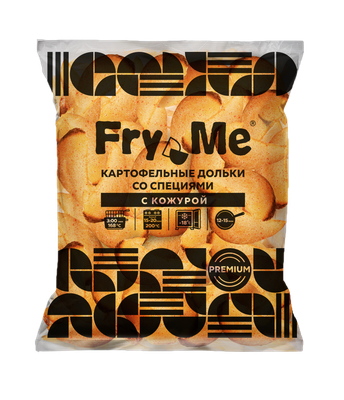 Картофельные дольки Fry Me W01 со специями 5 шт/ кор 2,5кг