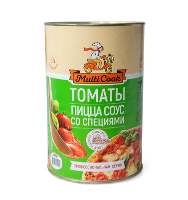 Пицца-соус со специями Multicook,, ж/б 4,1 кг, Steriltom, Италия