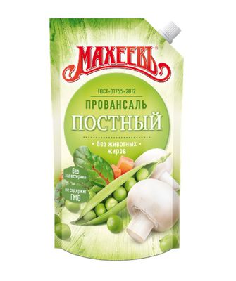 Махеевъ Соус майонезный Постный лим. сок 200 мл 30% 20 шт.