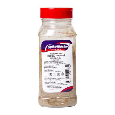 Перец черный молотый в/с, банка 400 гр. Перец черный молотый в/с, банка 400 гр.