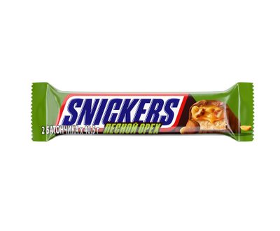 Шоколадный батончик Snickers Лесной орех 81г