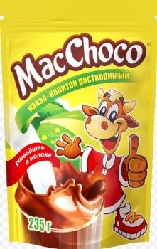 Какао-напиток MacChoco раствор, м/у 235г*12шт