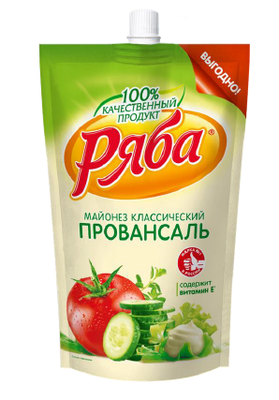Майонез Ряба Классический Провансаль 50,5% 350г *20