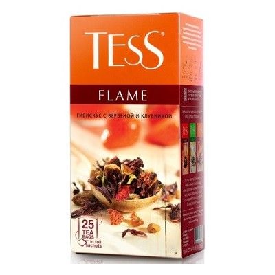ТОП 100 Чайный напиток TESS Флэйм 25п*2г