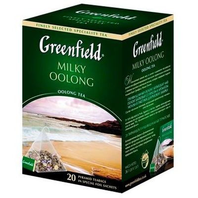 Чай ГРИНФИЛД МИЛКИ ООЛОНГ кр.пирам.20*1,8г