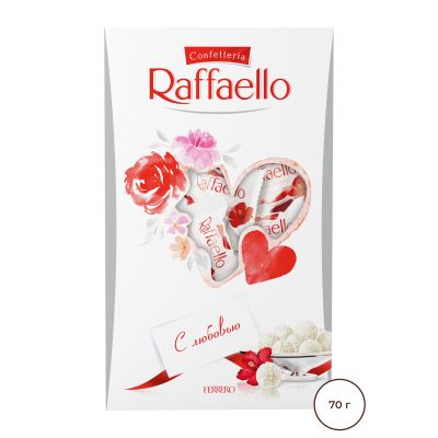 Конфеты Raffaello с миндалем, 70г
