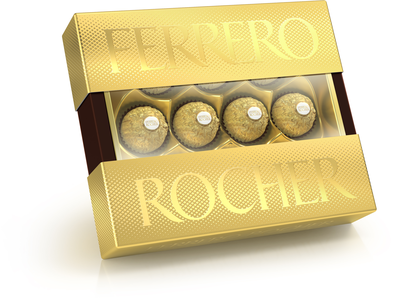 Конфеты Ferrero Rocher, молочный шоколад и лесной орех, 125г