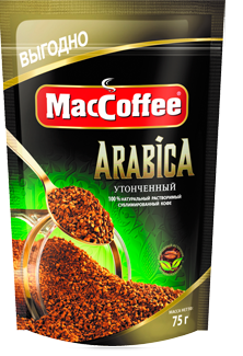 Кофе MacCoffеe ARABICA натур.раствор.субл. м/у 75г*12шт