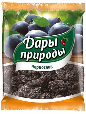 ДАРЫ ПРИРОДЫ Чернослив сушеный без косточек 150г*20