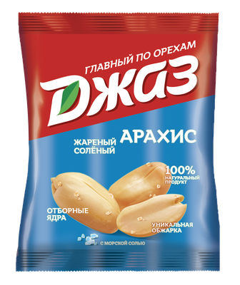 ДЖАЗ Арахис жареный соленый 40г*60