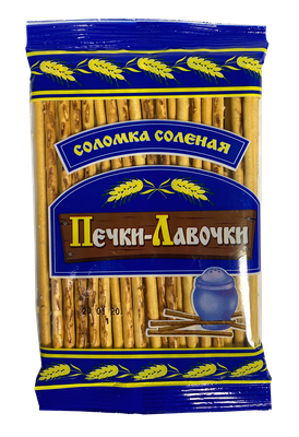 ПЕЧКИ-ЛАВОЧКИ Соломка соленая 40г*40