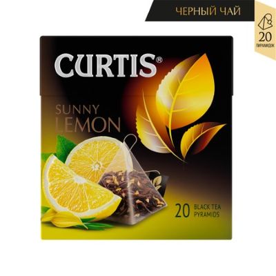 Чай CURTIS Sunny Lemon черный ароматизированный (20пир*1,7г) *12