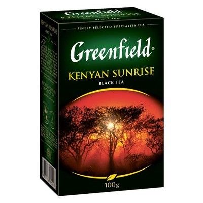 Чай черный Greenfield Kenyan Sunrise 100г*14