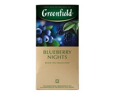 Чай черный Greenfield Blueberry Nights, (1,5гх25п)*10