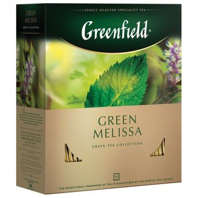 Чай зеленый Greenfield Green Melissa (1,5гх100п)*9
