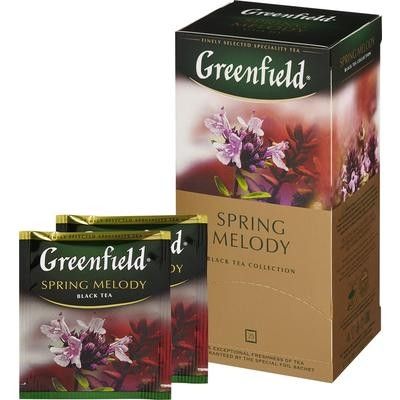 Чай черный Greenfield Spring Melody, (1,5гх25п)*10