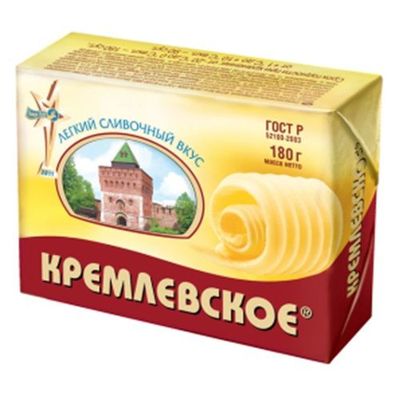 Спред растительно-жировой Кремлевское 60% 180г фольга