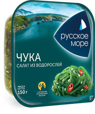 Салат из морских водорослей Чука с кунжутом Суши-маркет 150 г