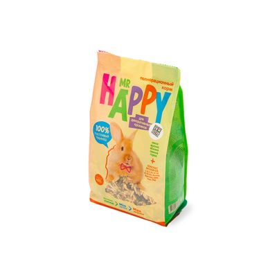 Корм MR HAPPY сухой для декоративных кроликов 400 г
