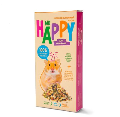 Корм MR HAPPY сухой для хомяков 400 г