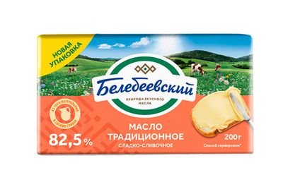 Масло Белебеевское слив. Традиционное 82,5% 170 г