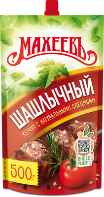 Кетчуп Махеев Шашлычный Д/П 500г