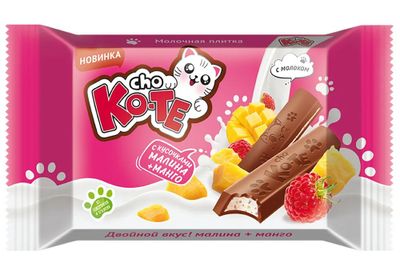 Шоколад ЭССЕН CHO KO-TE Малина-Манго (шоу бокс) 43гр*20 (8)