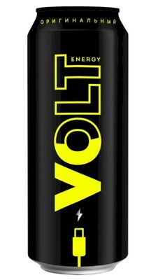 Энергетический газированный напиток VOLT ENERGY безалкогольный ж/б 0,45*24
