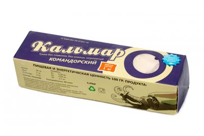 Кальмар филе командорский б/п б/к 1 кг