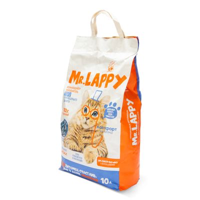 Наполнитель комкующийся Mr.LAPPY TOFU Альпийская свежесть 10 л (5 кг)