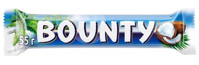 Шоколадный батончик Bounty, 55г