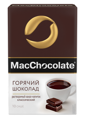 MacChocolate Горячий шоколад Классический 20г*50*10 лента