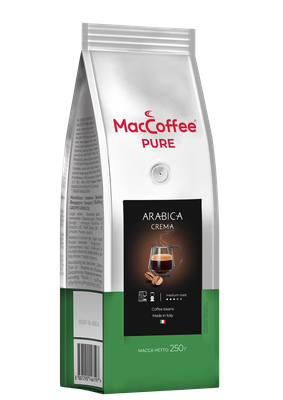 Кофе жареный молотый натуральный MacCoffee PURE Arabica Crema 250г