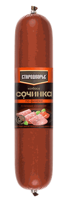 Колбаса в/к Стародворье Сочинка по-фински с сочным окороком вес