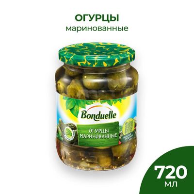 Огурцы Бондюэль маринованные 720мл